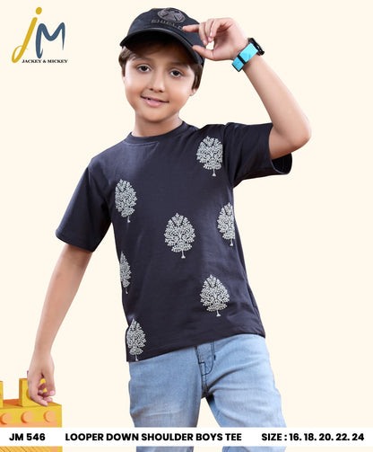 Jm 546 Jackey N Mickey Looper Boys Tshirt Manufacturer Gujarat