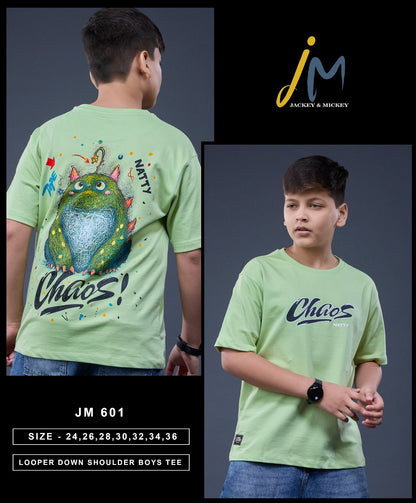Jm 601 Jackey N Mickey Looper Boys Tshirt Exporter India