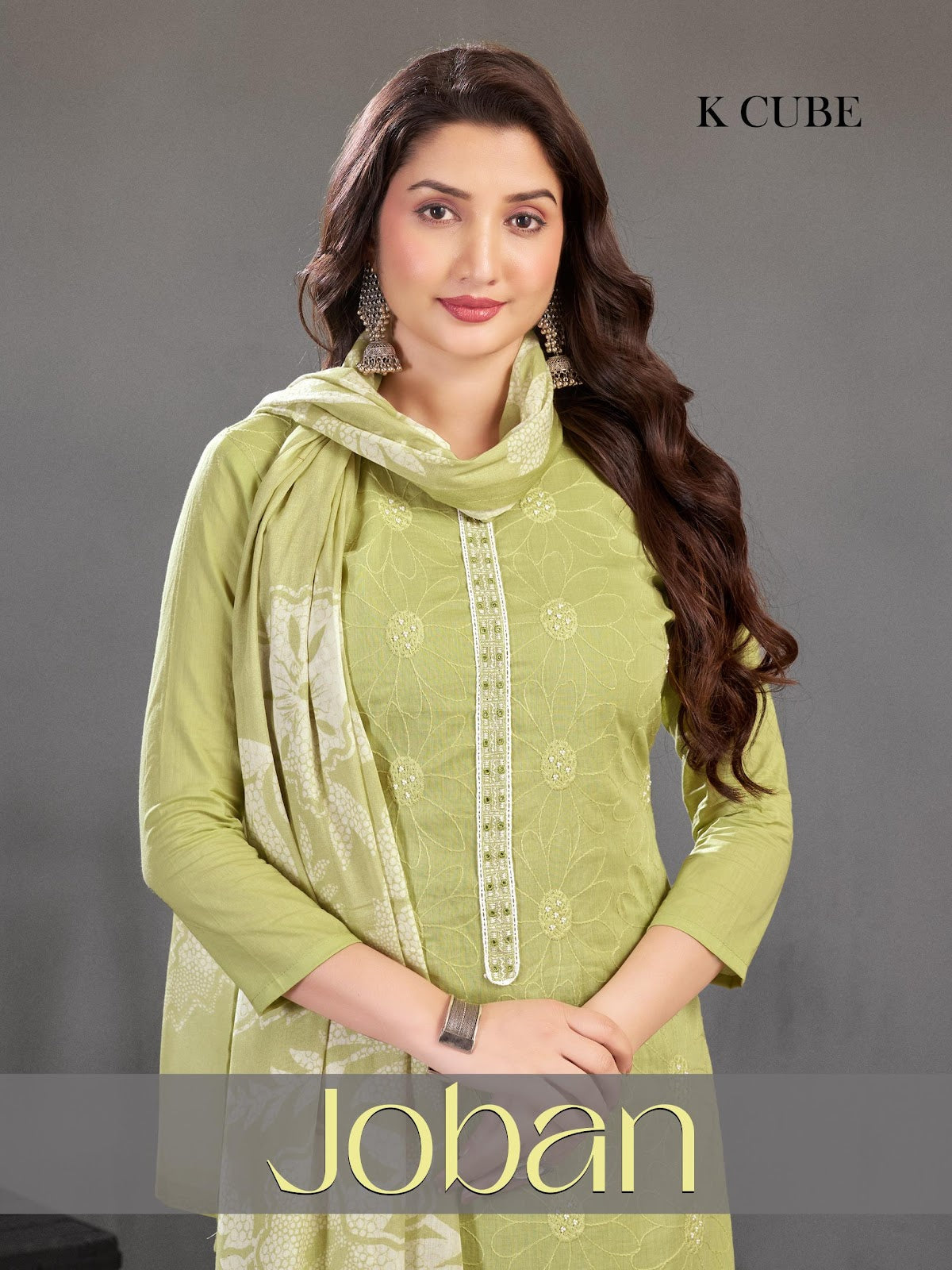 Joban 1009 K Cube Cotton Plazzo Style Suits Wholesaler India