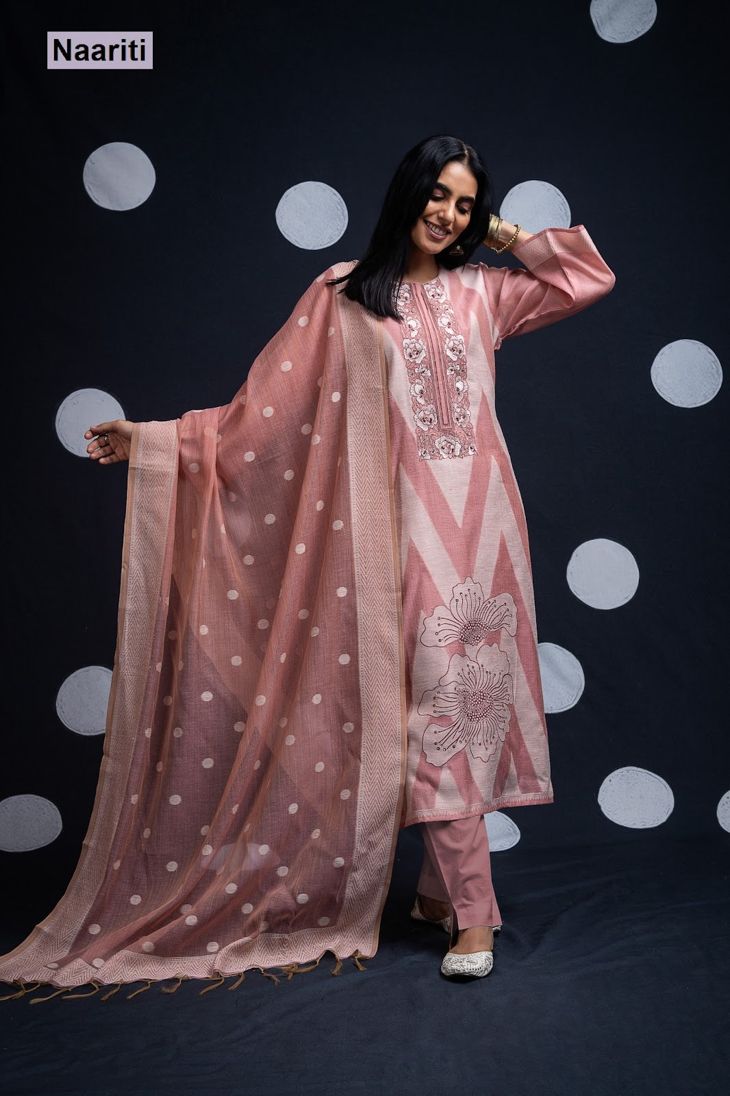 Jobina 2678 Naariti Cotton Pant Style Suits Supplier India