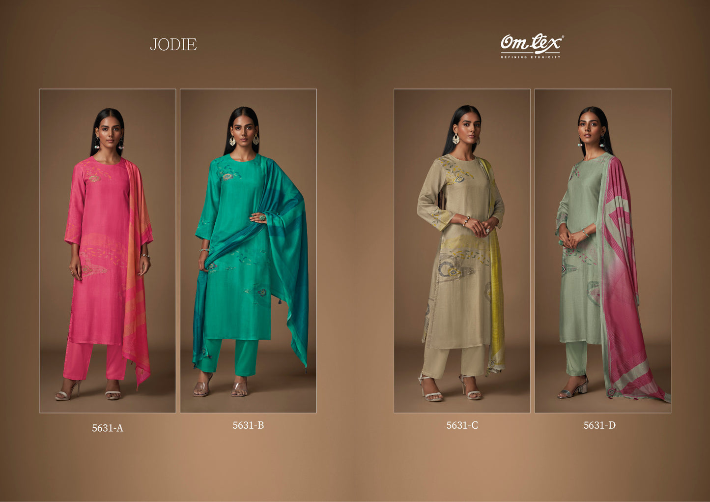 Jodie Omtex Silk Pant Style Suits Manufacturer Gujarat