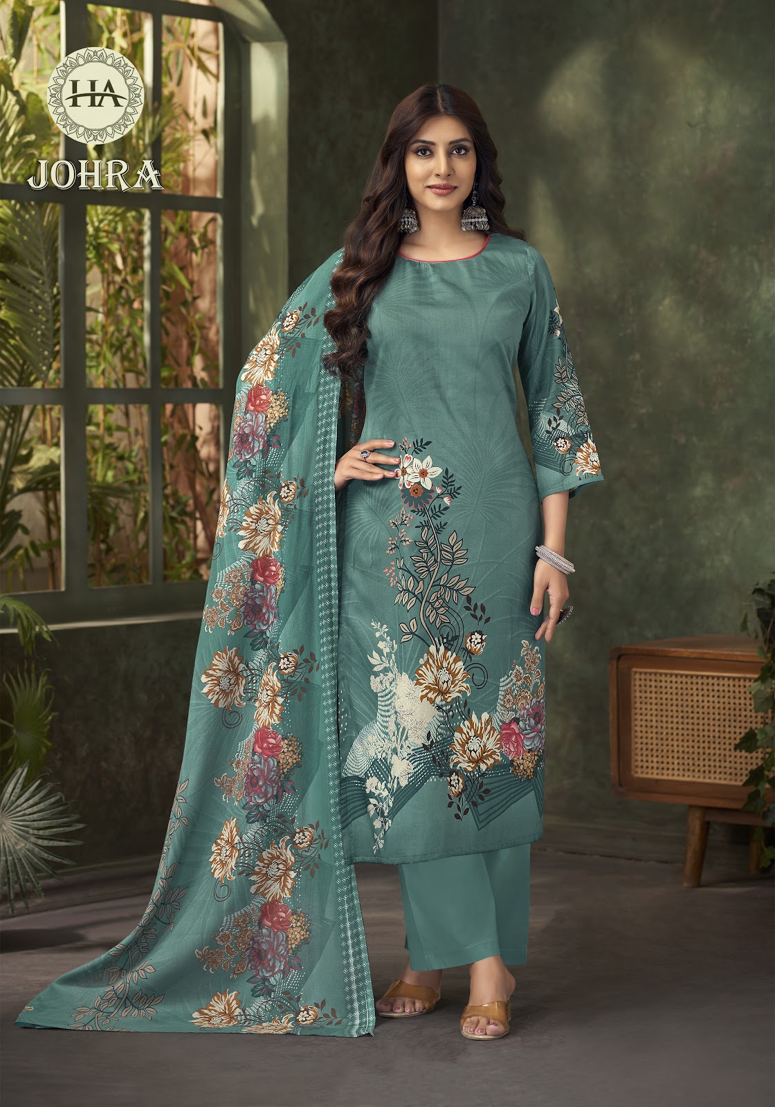 Johra Harshit Fashion Zam Cotton Pant Style Suits Exporter Gujarat