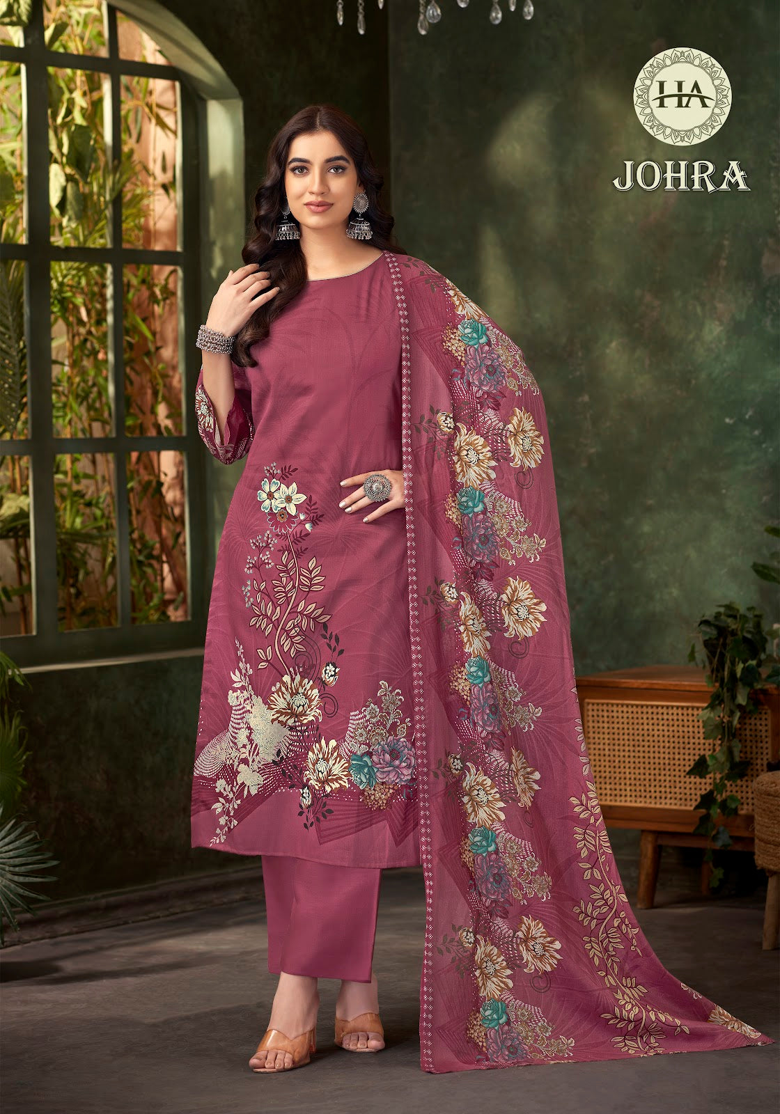 Johra Harshit Fashion Zam Cotton Pant Style Suits Exporter Gujarat