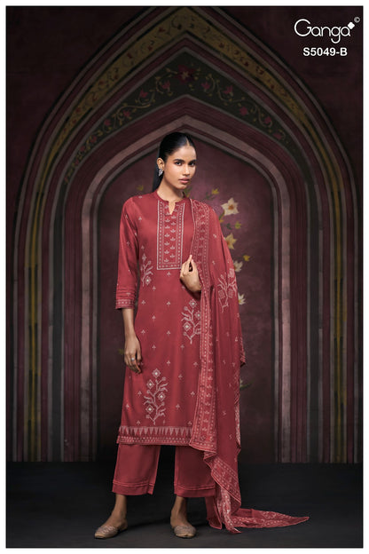 Jolie S5049 Ganga Cotton Satin Pant Style Suits Wholesale Price