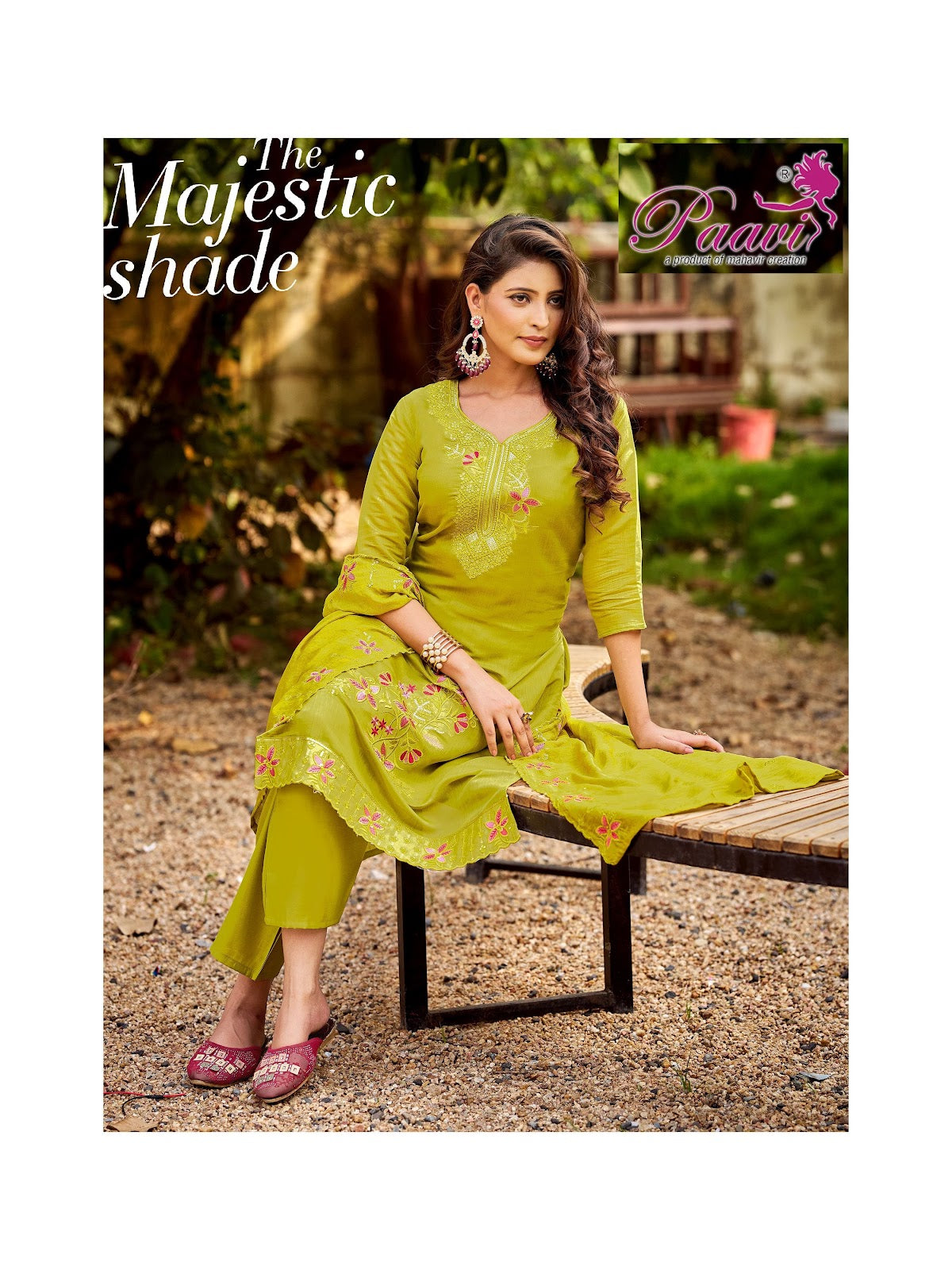 Jollet Paavi Mal Chanderi Readymade Pant Style Suits Wholesaler India