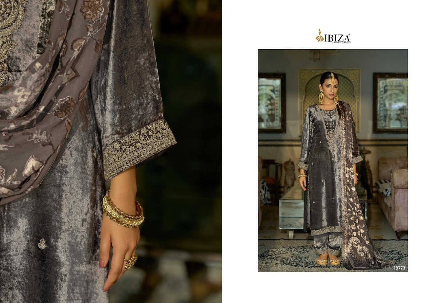Jonem Ibiza Pure Viscose Velvet Suits Wholesale