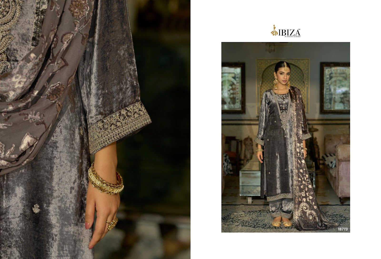 Jonem Ibiza Pure Viscose Velvet Suits Wholesale