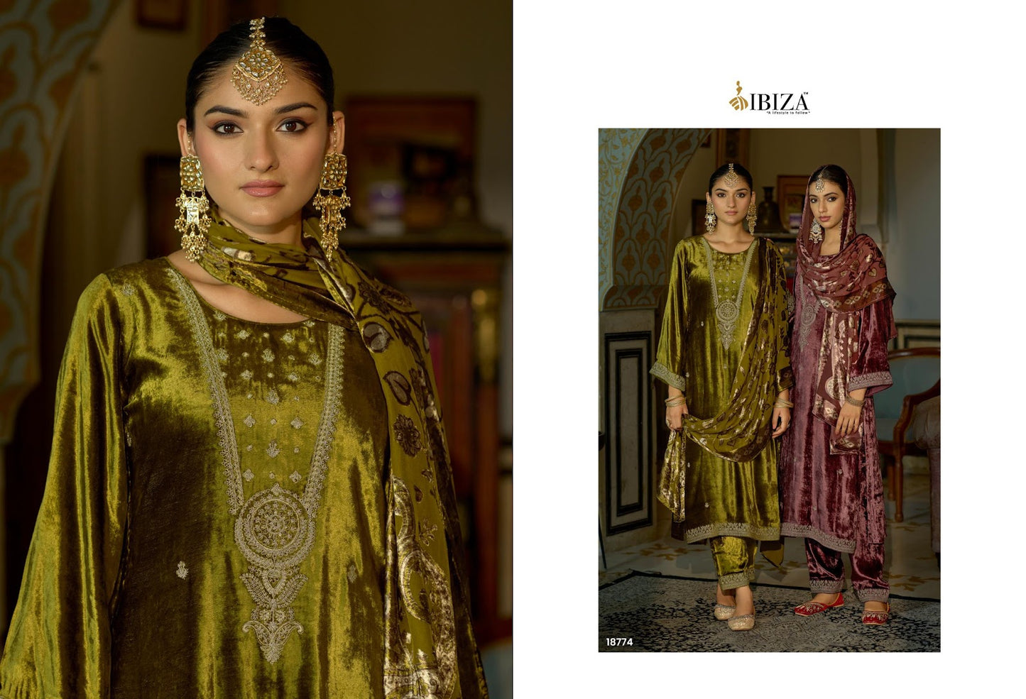 Jonem Ibiza Pure Viscose Velvet Suits Wholesale