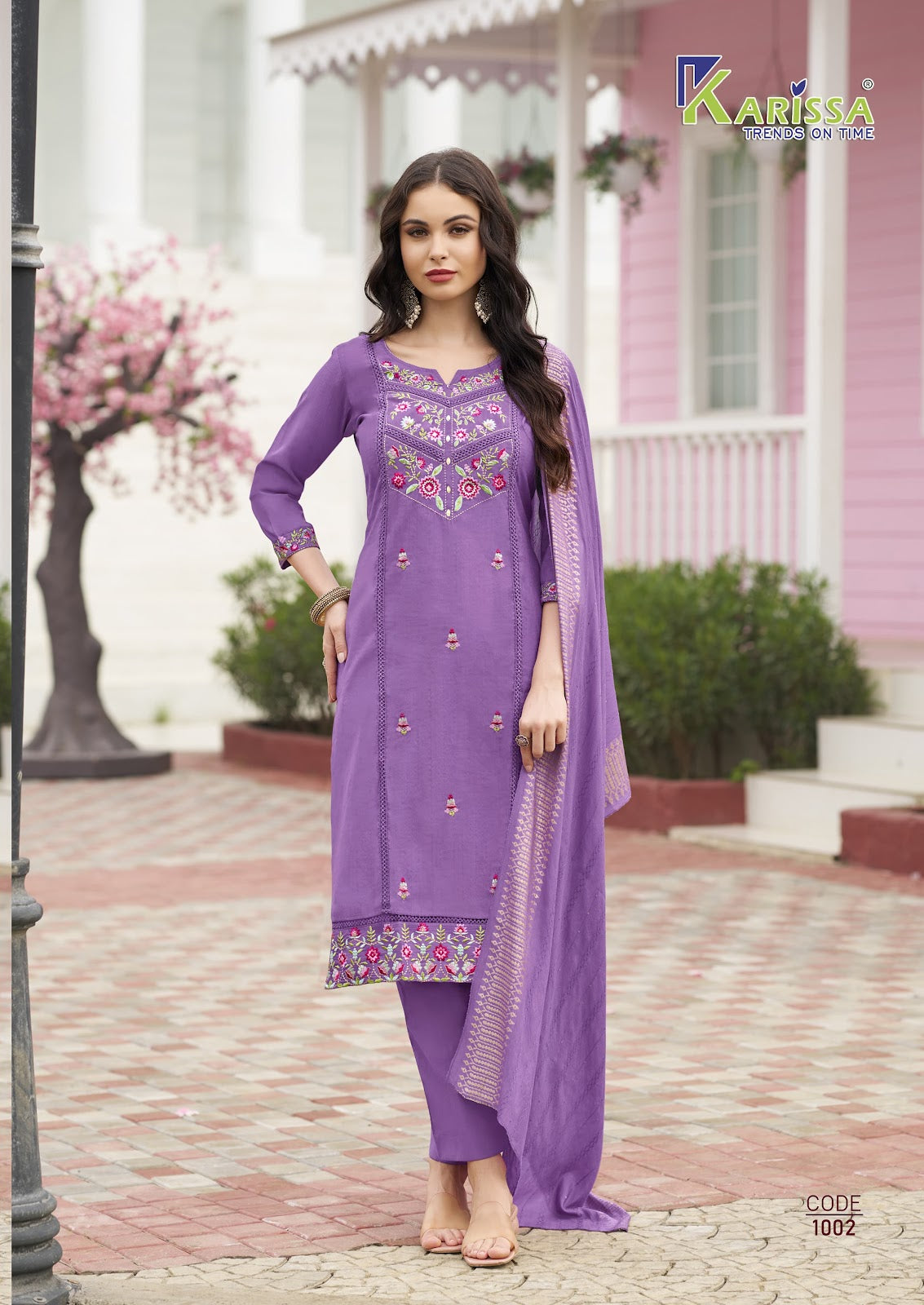 Joohi Karissa Vatican Readymade Pant Style Suits Wholesale Price