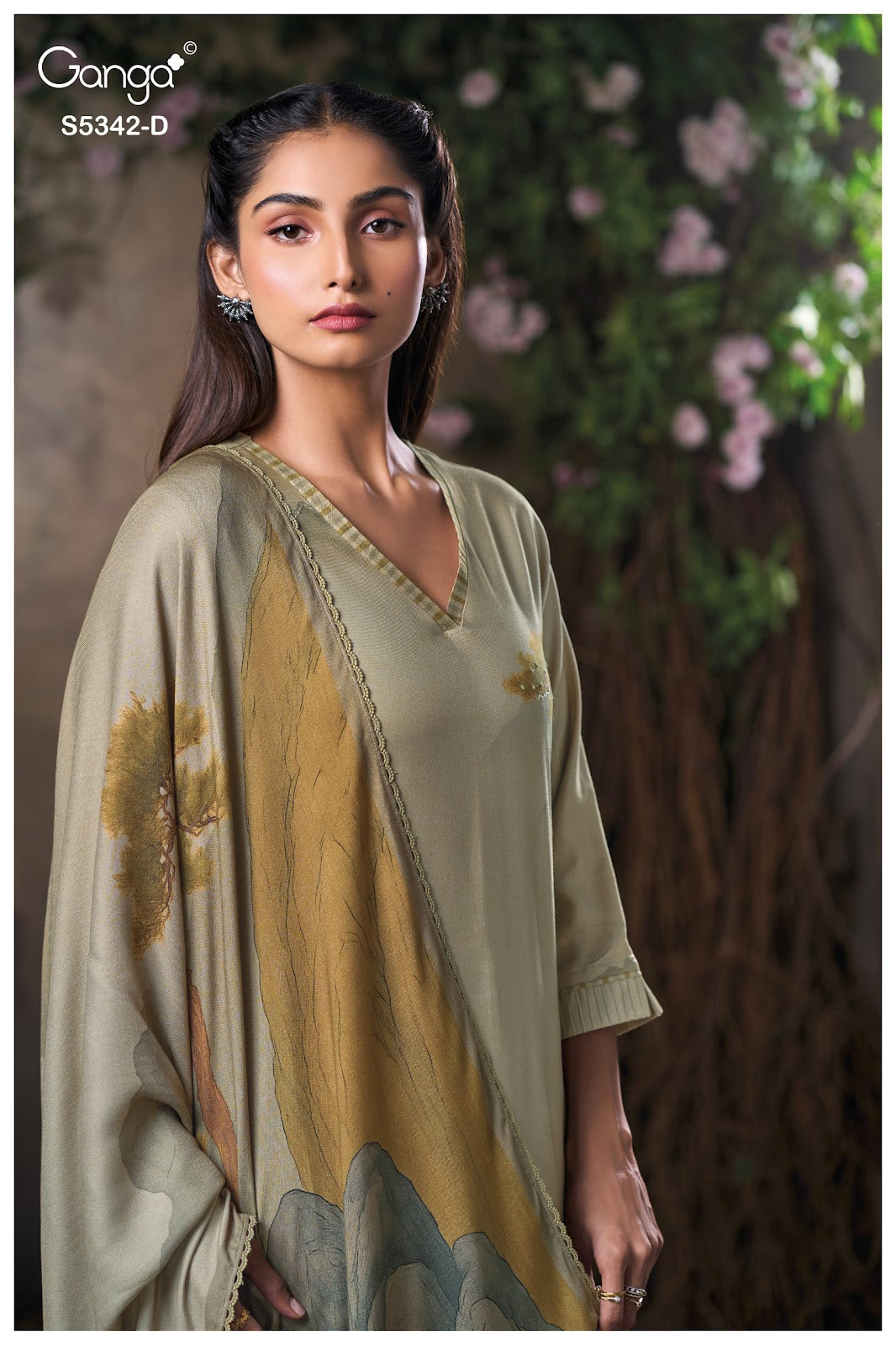Jorein S5342 Ganga Wool Pashmina Suits Manufacturer