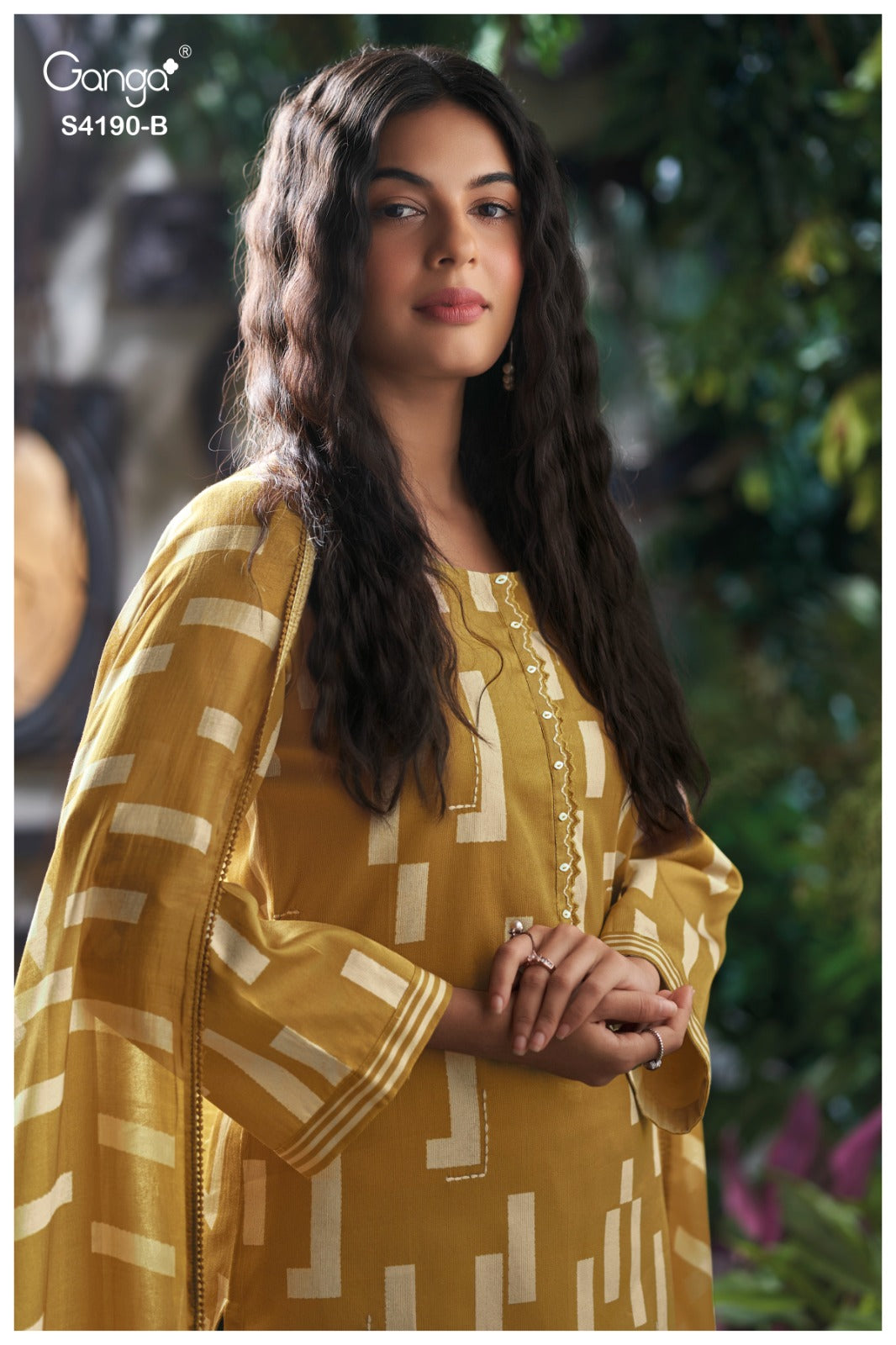 Jorsa 4190 Ganga Plazzo Style Suits Manufacturer India