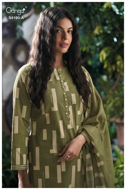 Jorsa 4190 Ganga Plazzo Style Suits Manufacturer India