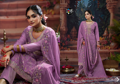 Joshika Four Dots Organza Pant Style Suits Supplier Gujarat