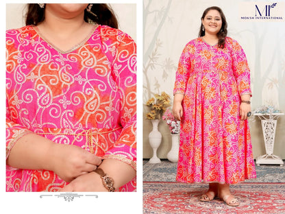 Joy Vol 2 Moksh Rayon Plus Size Kurtis Wholesale Rate