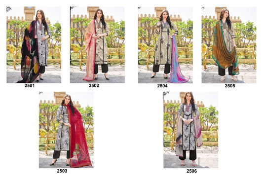 Joya Sanjha Cotton Plazzo Style Suits