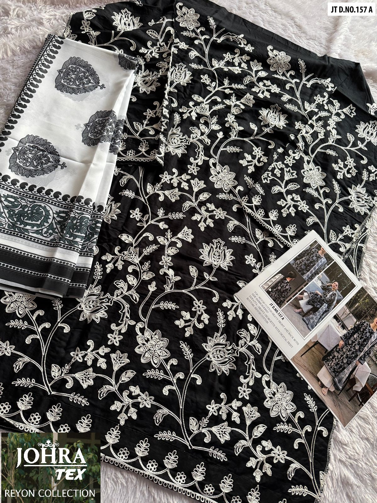 Jt-157Abcd Johra Tex Cotton Rayon Pakistani Salwar Suits Exporter