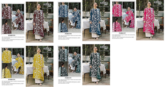 Jt-157 Johra Tex Reyon Pakistani Salwar Suits Manufacturer Ahmedabad