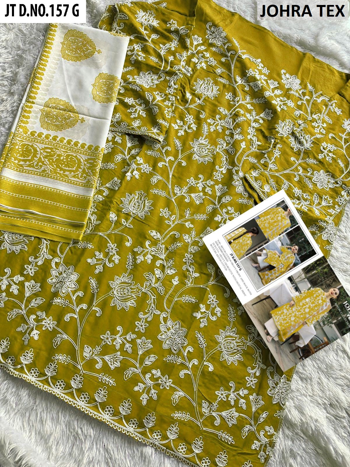 Jt-157 Johra Tex Reyon Pakistani Salwar Suits Manufacturer Ahmedabad