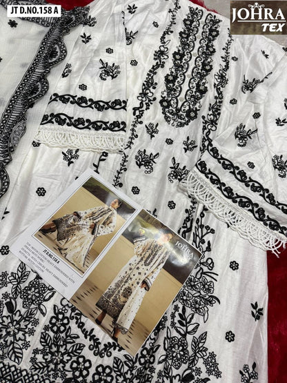 Jt-158Ab Johra Tex Rayon Pakistani Salwar Suits Wholesaler