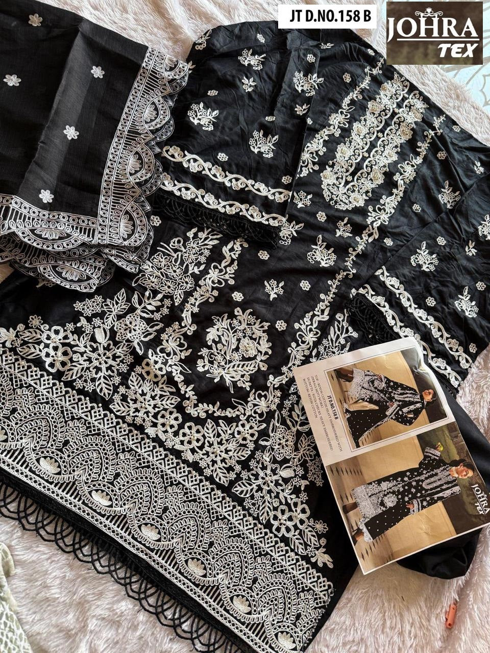 Jt-158Ab Johra Tex Rayon Pakistani Salwar Suits Wholesaler
