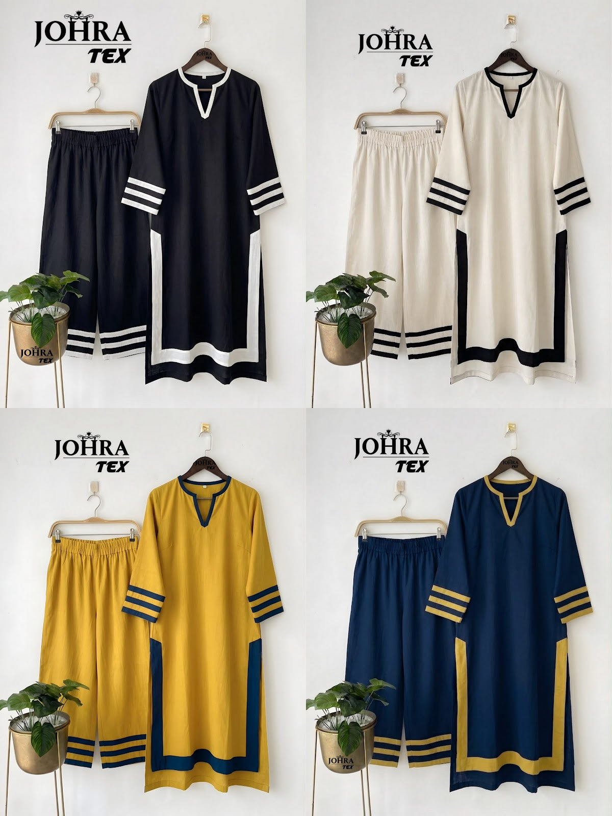 Jt 204 Pakistani Johra Tex Viscose Reyon Co Ord Set Wholesaler