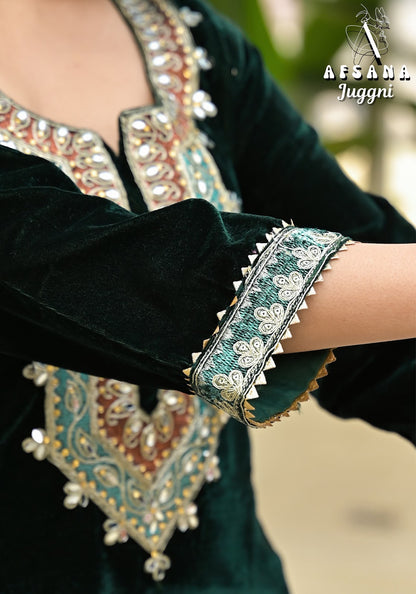 Juggni Afsana Readymade Velvet Suits Supplier Ahmedabad