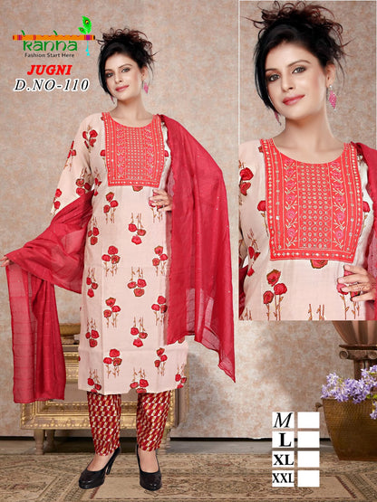 Jugni 231224 Kanha Muslin Readymade Pant Style Suits Wholesaler Gujarat
