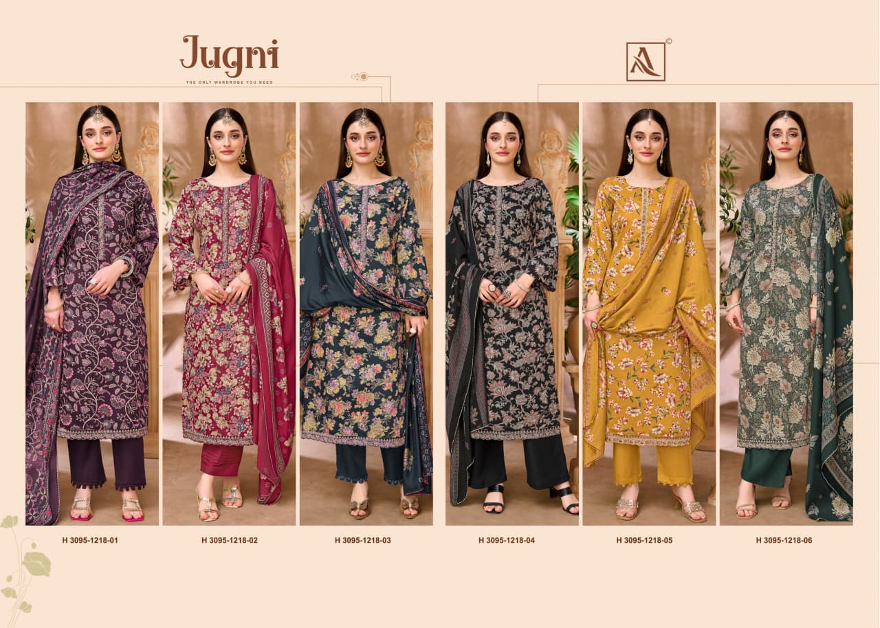 Jugni Alok Pure Zam Karachi Salwar Suits Manufacturer India