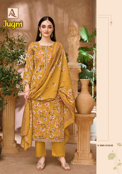 Jugni Alok Pure Zam Karachi Salwar Suits Manufacturer India