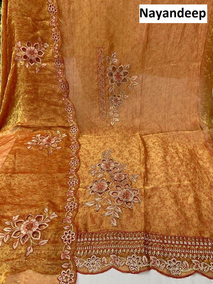 Jugni Nayandeep Jacquard Salwar Suits Supplier
