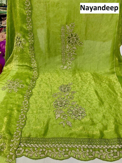 Jugni Nayandeep Jacquard Salwar Suits Supplier