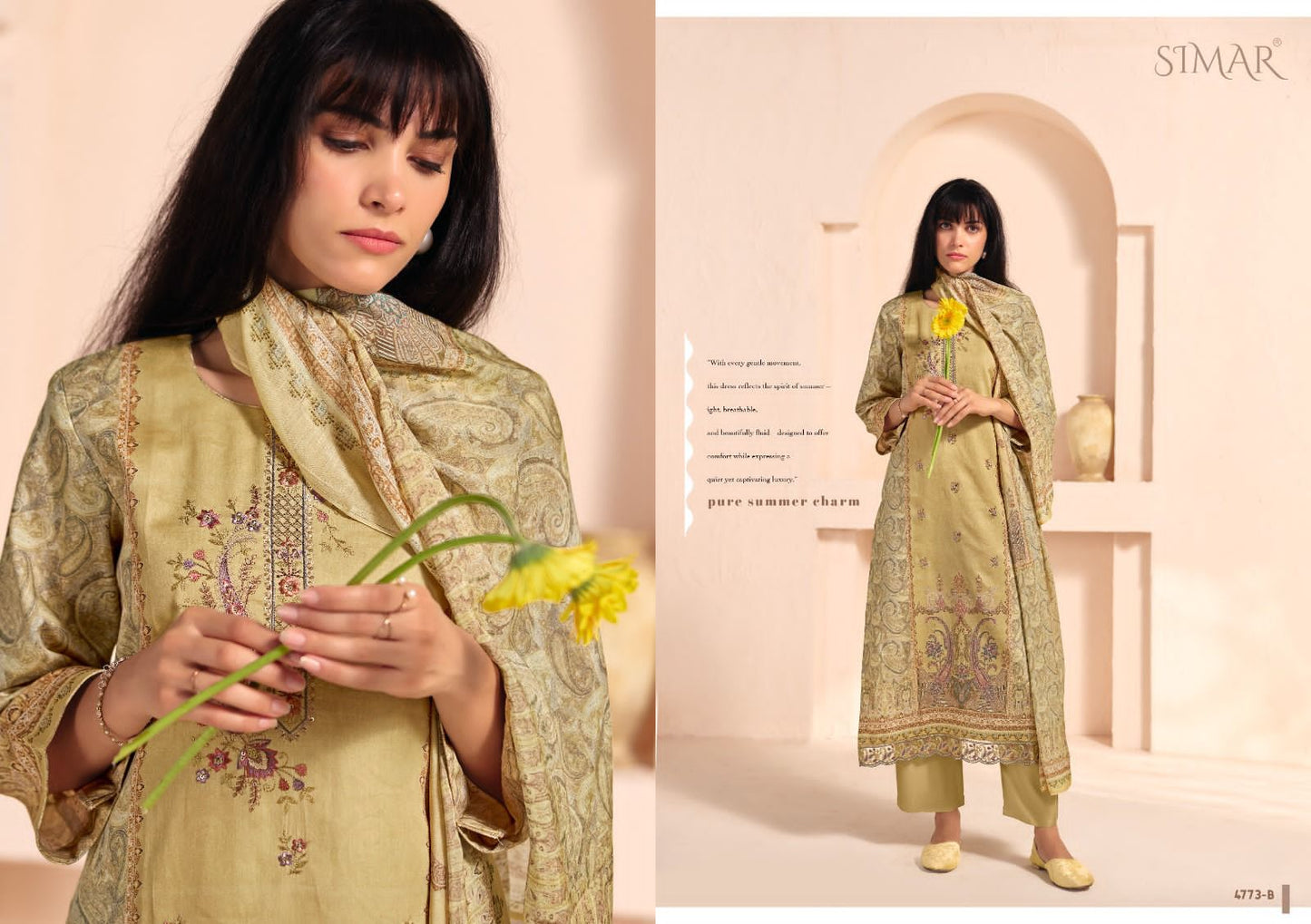 Jugni Simar Cotton Pant Style Suits Manufacturer Ahmedabad