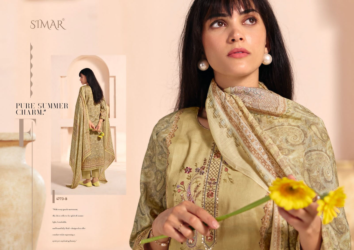 Jugni Simar Cotton Pant Style Suits Manufacturer Ahmedabad