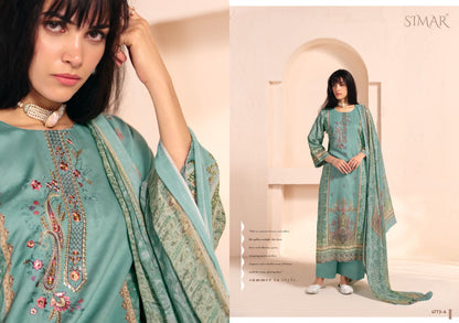Jugni Simar Cotton Pant Style Suits Manufacturer Ahmedabad