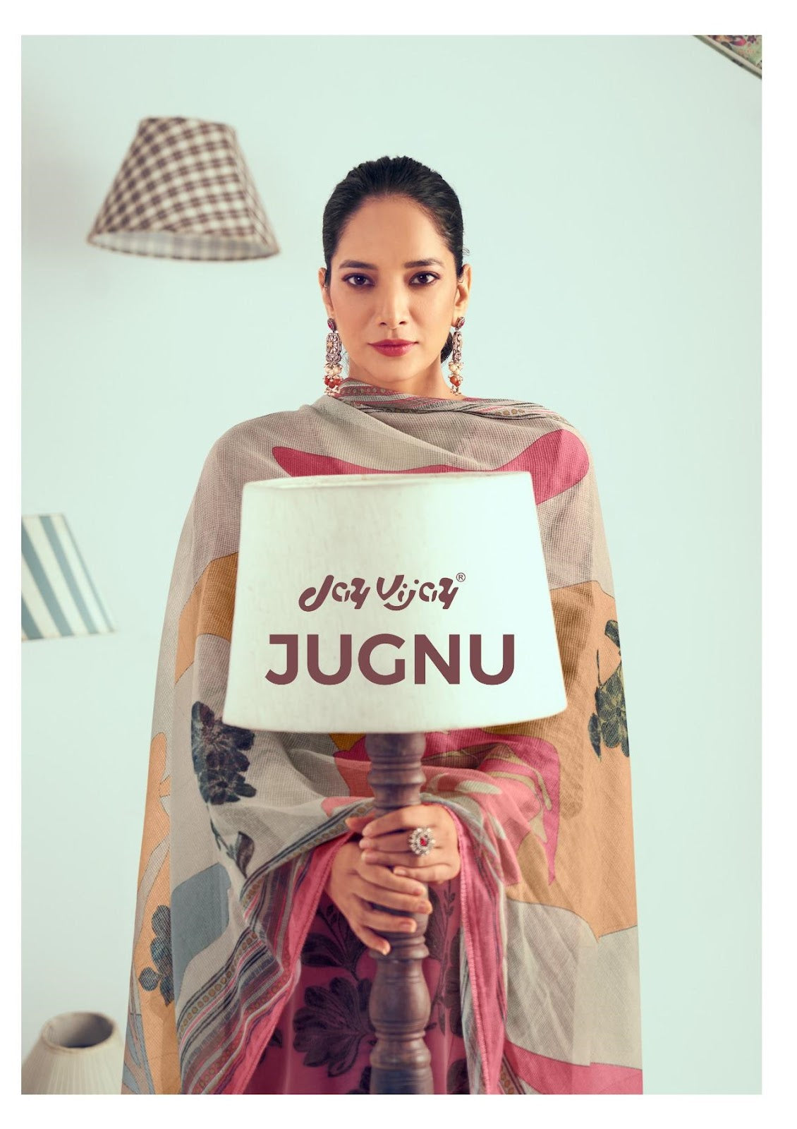 Jugnu Jay Vijay Chanderi Pant Style Suits Supplier Gujarat