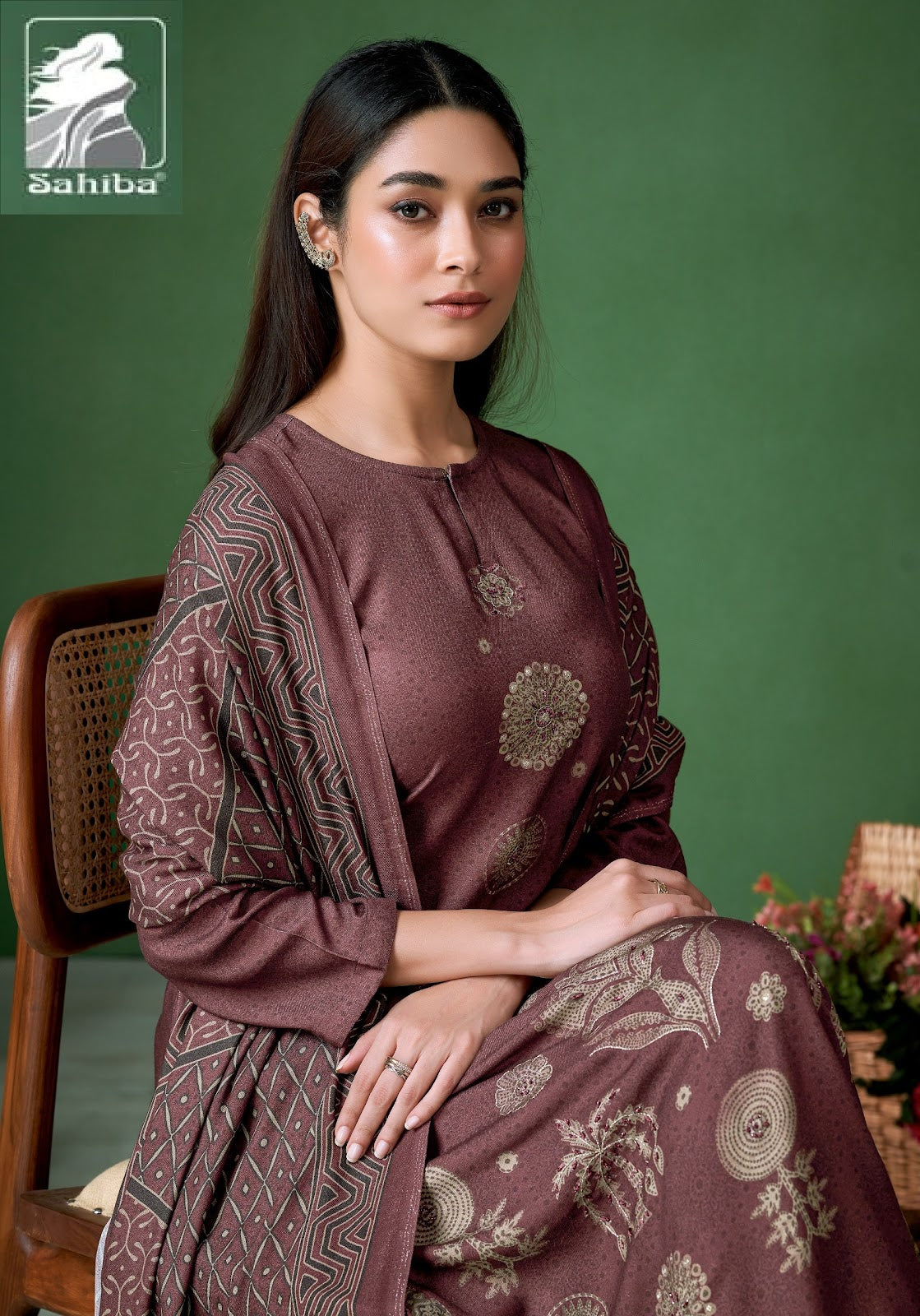 Jugnuma Sahiba Pashmina Suits Supplier Gujarat