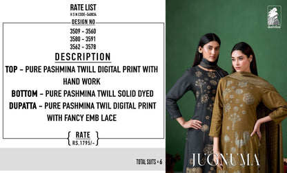 Jugnuma Sahiba Pashmina Suits Supplier Gujarat