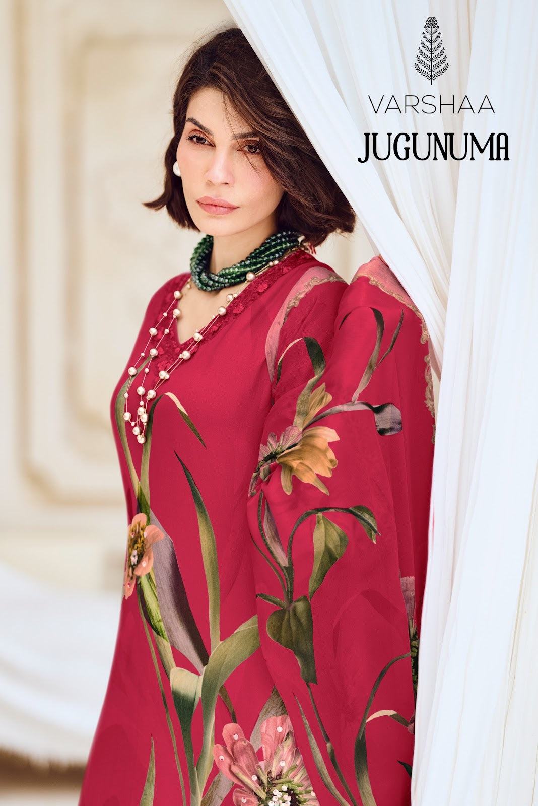 Jugunuma Varshaa Viscose Muslin Pant Style Suits Wholesale Price