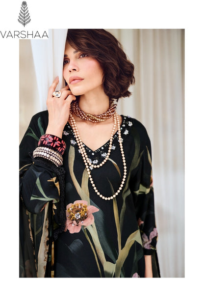 Jugunuma Varshaa Viscose Muslin Pant Style Suits Wholesale Price