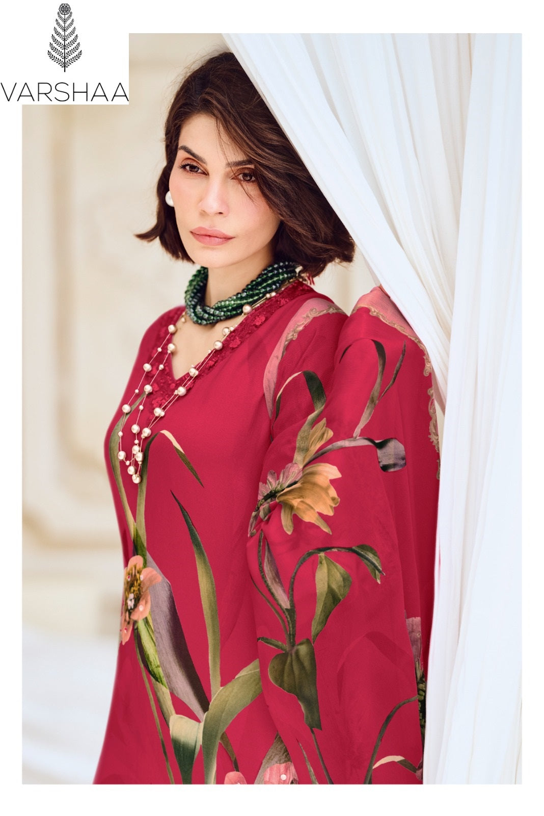 Jugunuma Varshaa Viscose Muslin Pant Style Suits Wholesale Price