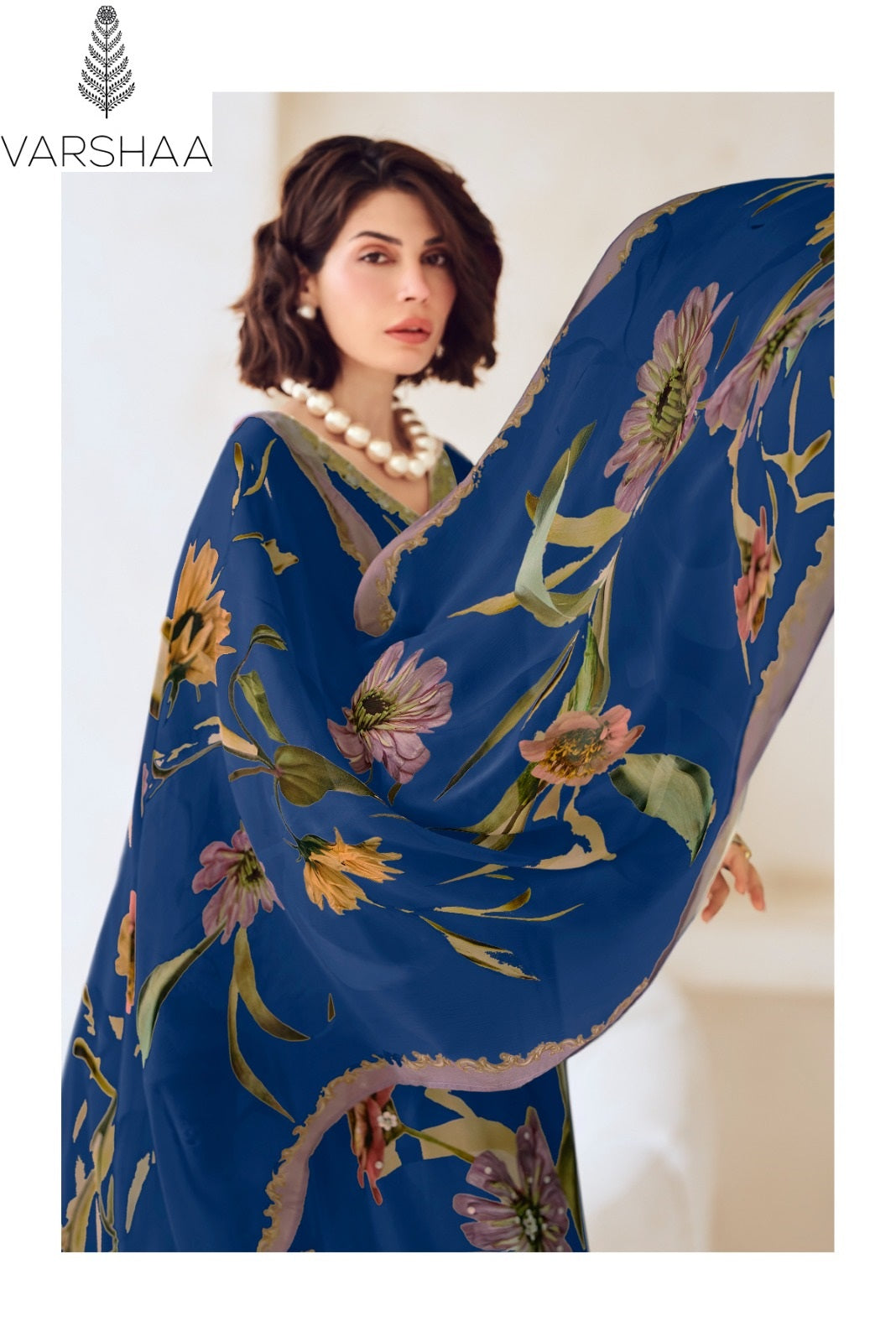 Jugunuma Varshaa Viscose Muslin Pant Style Suits Wholesale Price