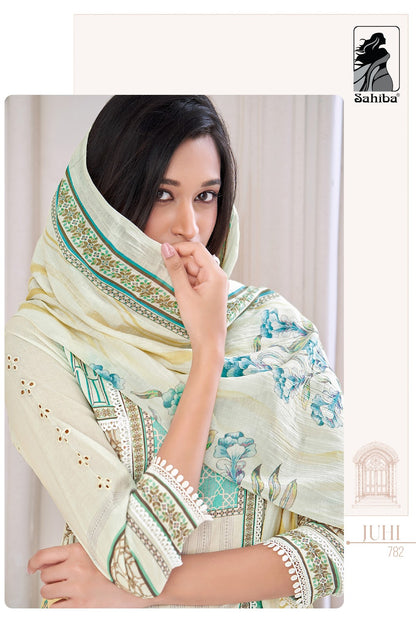 Juhi Sahiba Pure Cotton Pant Style Suits Wholesaler India