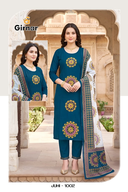 Juhi Vol 1 Girnar Readymade Cotton Pant Suits Supplier Gujarat
