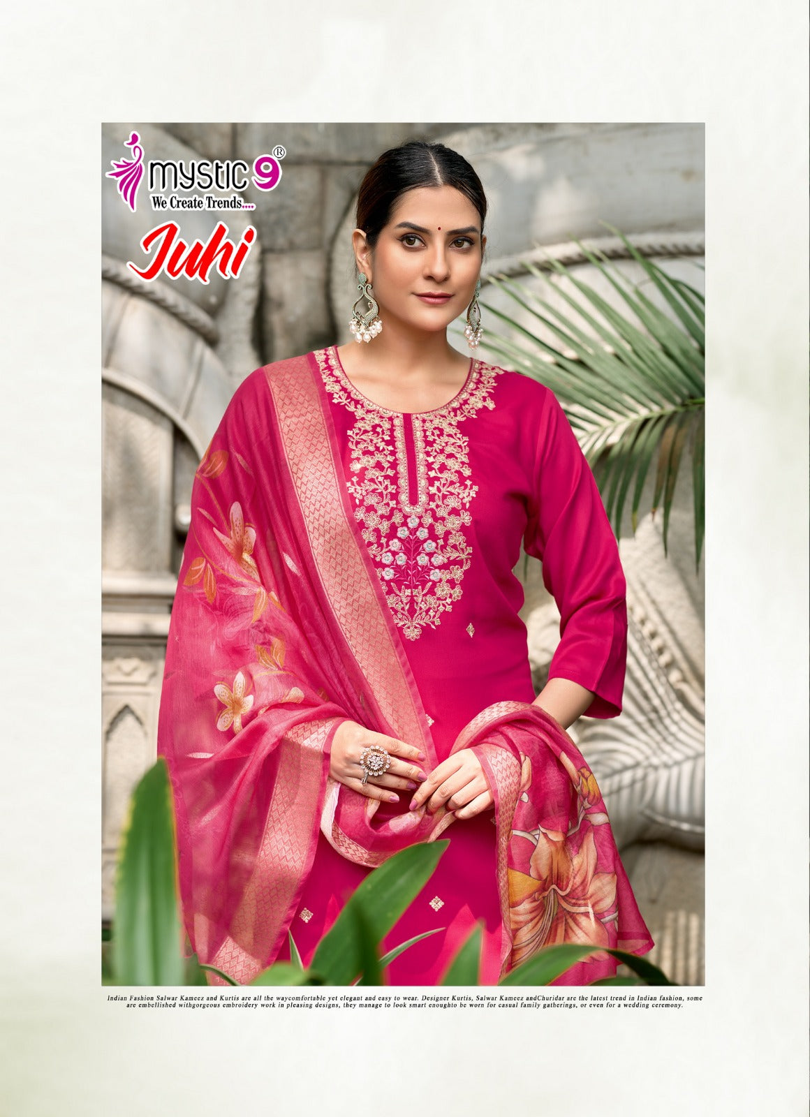 Juhi Vol 2 Mystic 9 Gaji Silk Readymade Pant Style Suits Exporter India