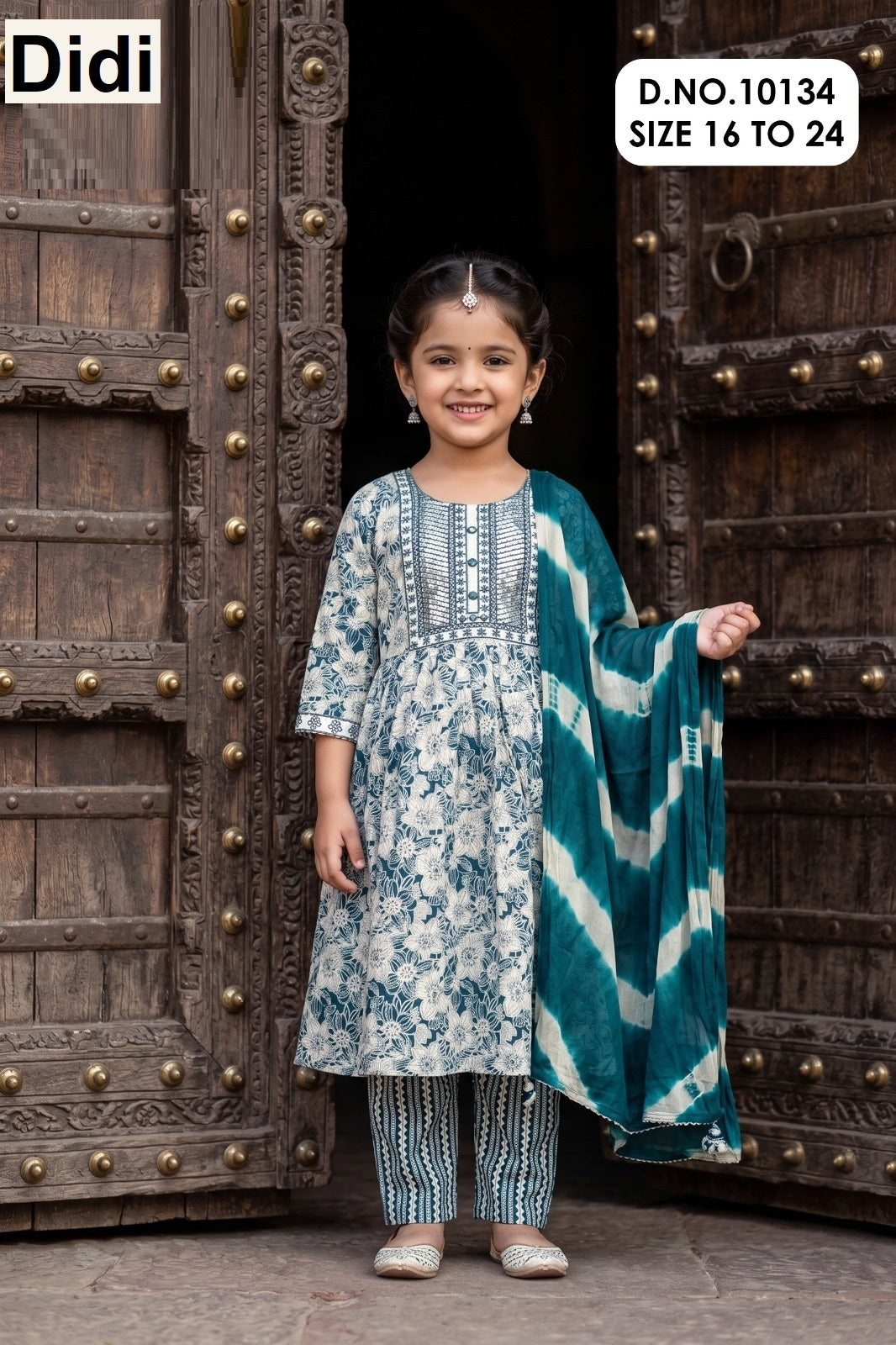 Jui 10 Dn 10134 Didi Rayon Girls Readymade Pant Suits Supplier Gujarat
