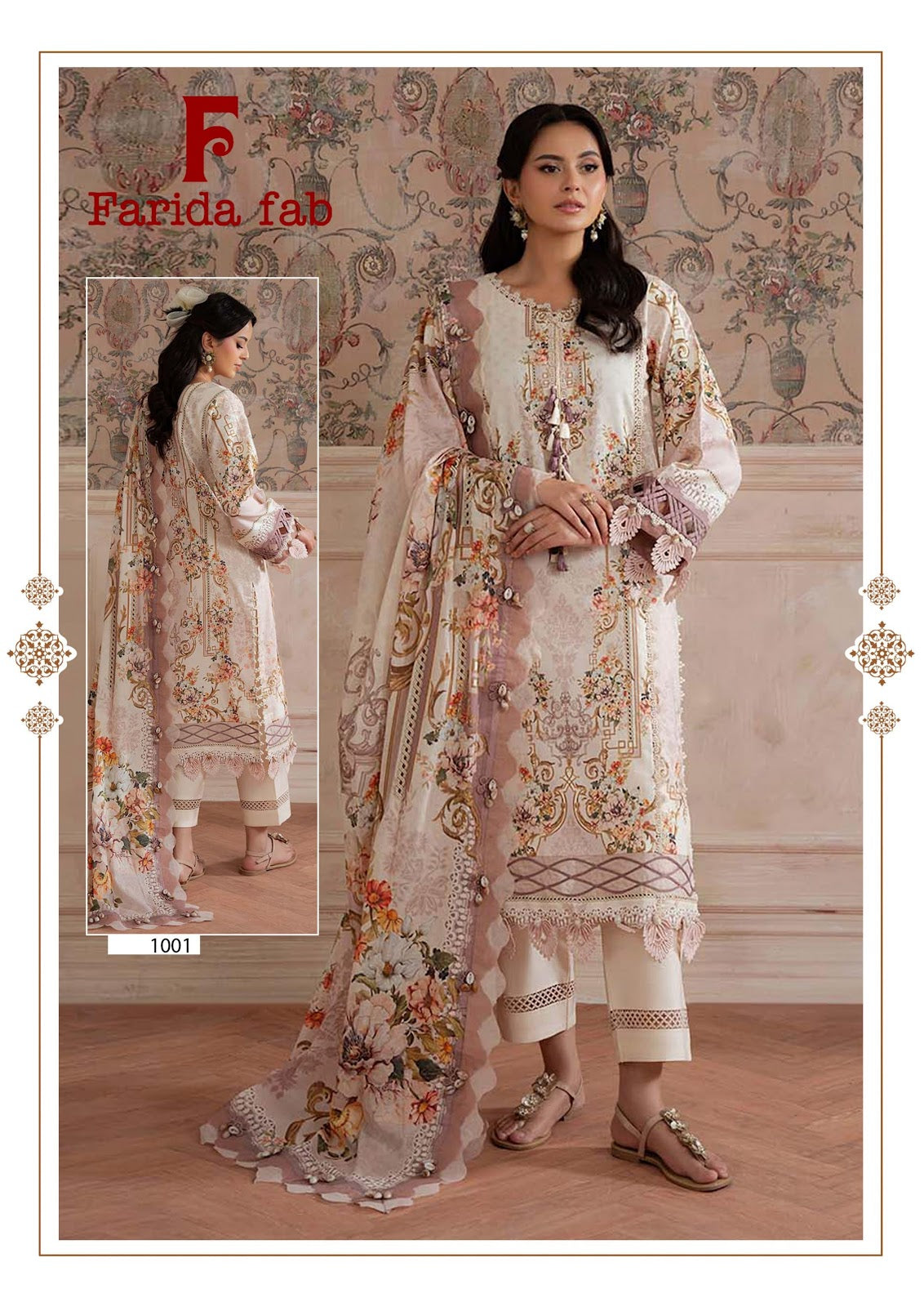 Julfat Vol 11 Farida Fab Lawn Cotton Karachi Salwar Suits Supplier