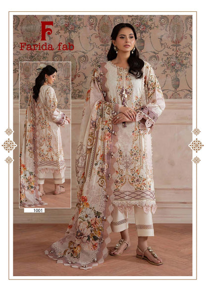 Julfat Vol 11 Farida Fab Lawn Cotton Karachi Salwar Suits Supplier