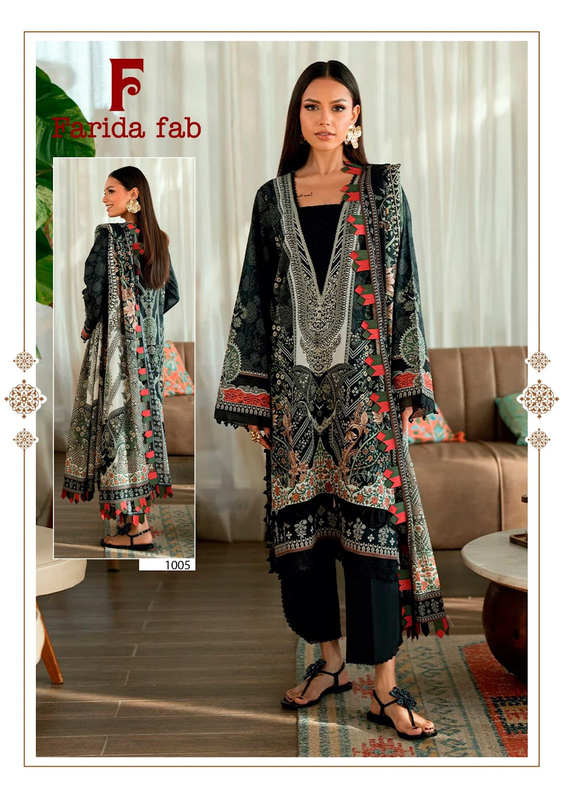 Julfat Vol 11 Farida Fab Lawn Cotton Karachi Salwar Suits Supplier