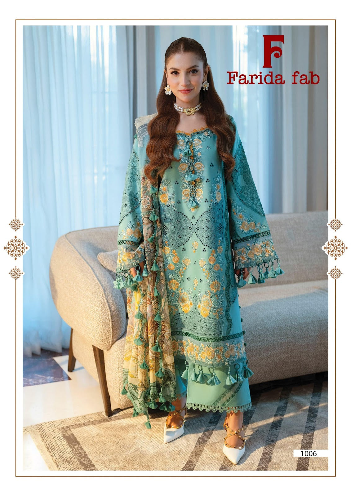 Julfat Vol 11 Farida Fab Lawn Cotton Karachi Salwar Suits Supplier