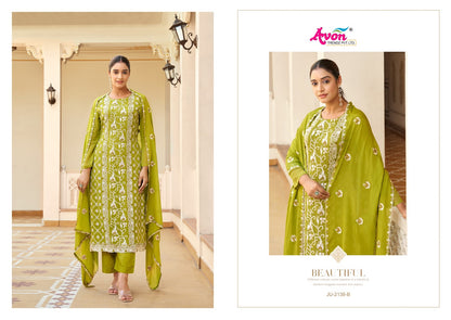 Julie Avon Trendz Viscose Georgette Pant Style Suits Supplier Ahmedabad